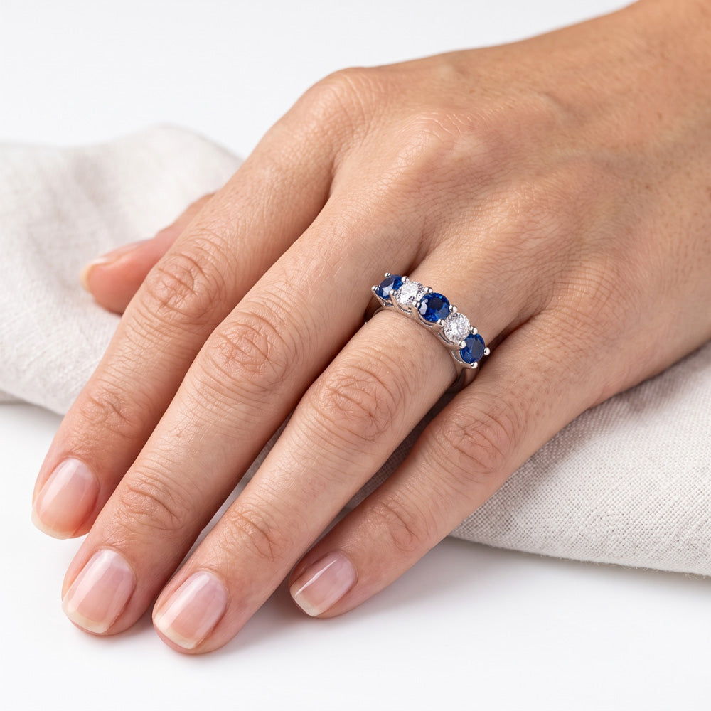 Echter Saphir Ring 2 Karat