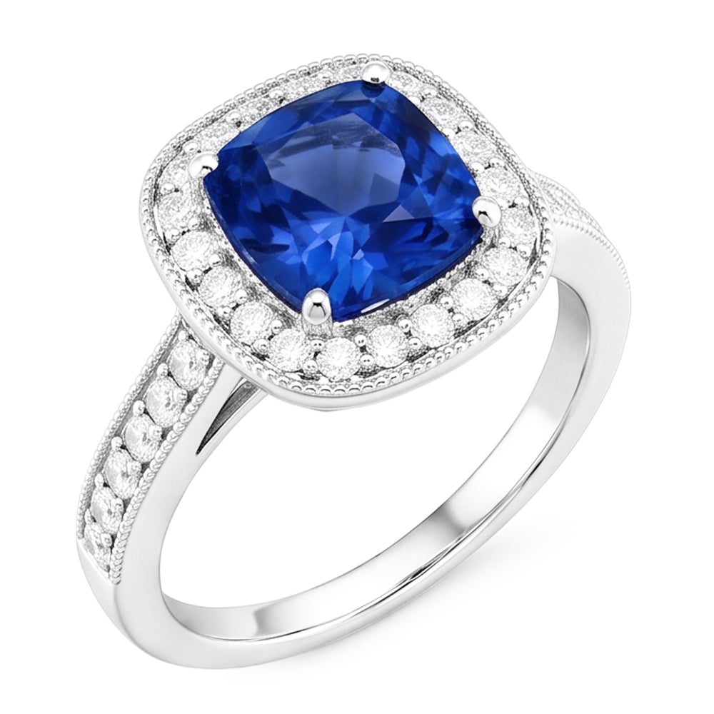 Echter Saphir Ring 3.40 Karat