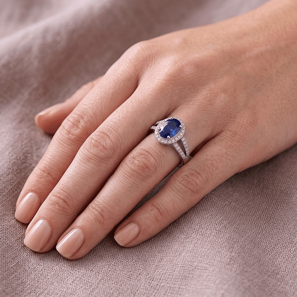 Echter Saphir Ring 3.50 Karat