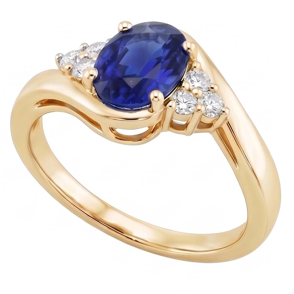 Echter Saphir Ring 3.75 Karat