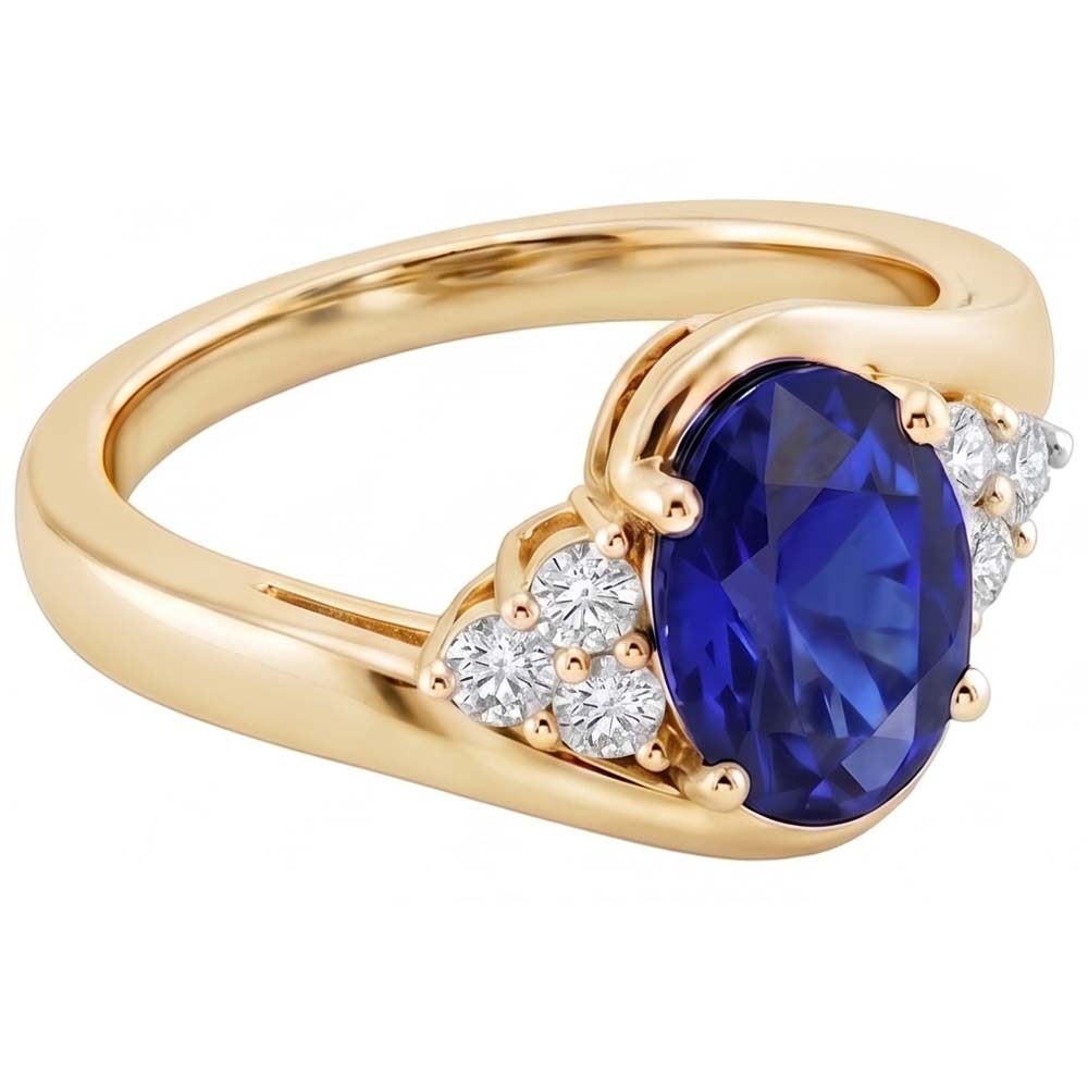Echter Saphir Ring 3.75 Karat