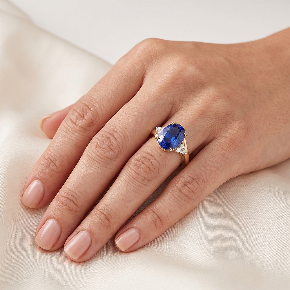 Echter Saphir Ring 3.75 Karat