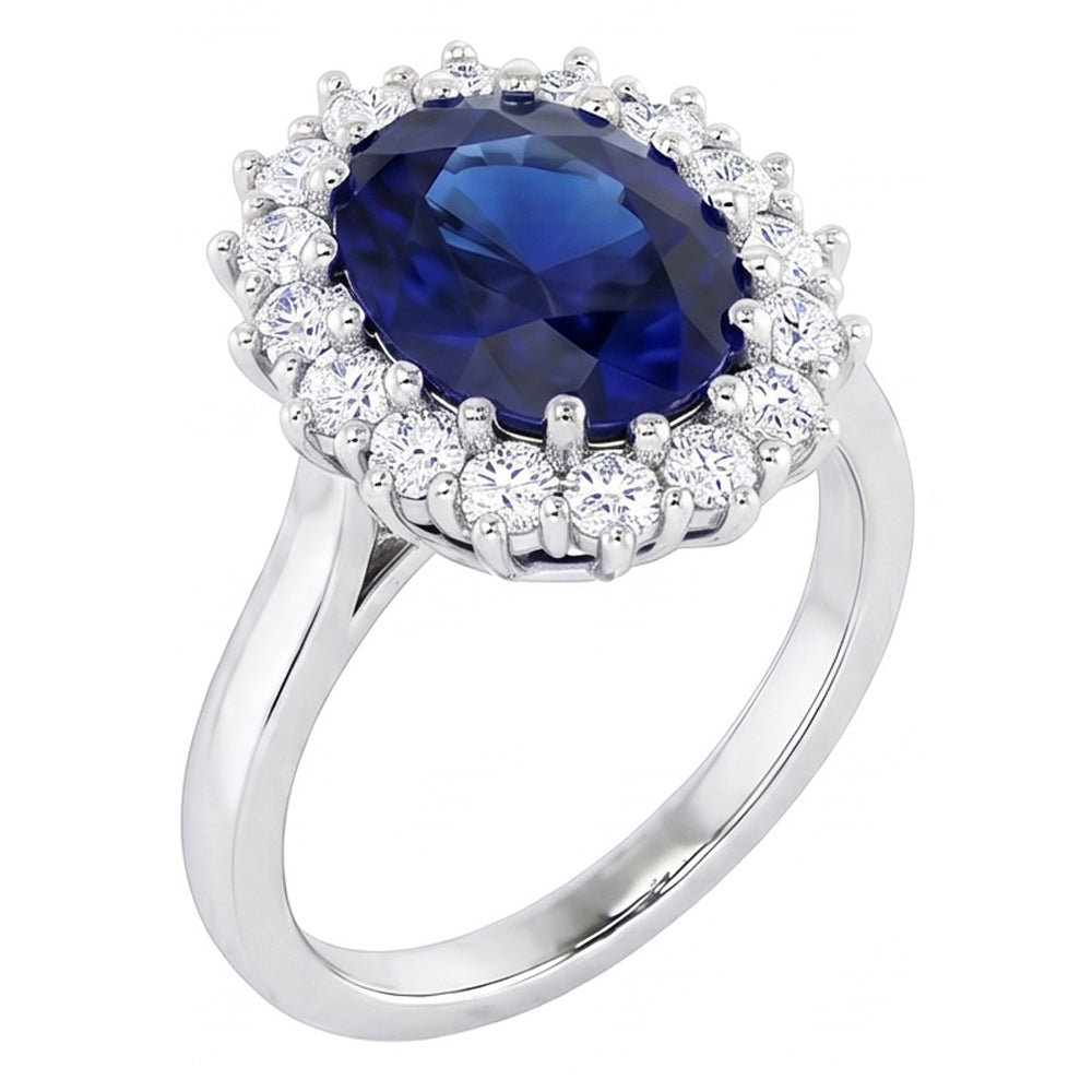 Echter Saphir Ring 3 Karat