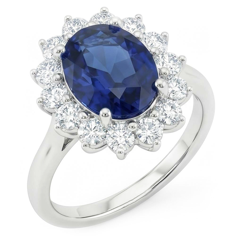Echter Saphir Ring 3 Karat