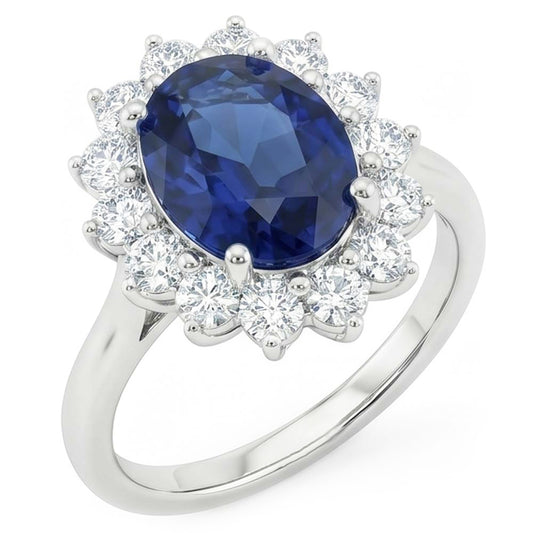 Echter Saphir Ring 3 Karat