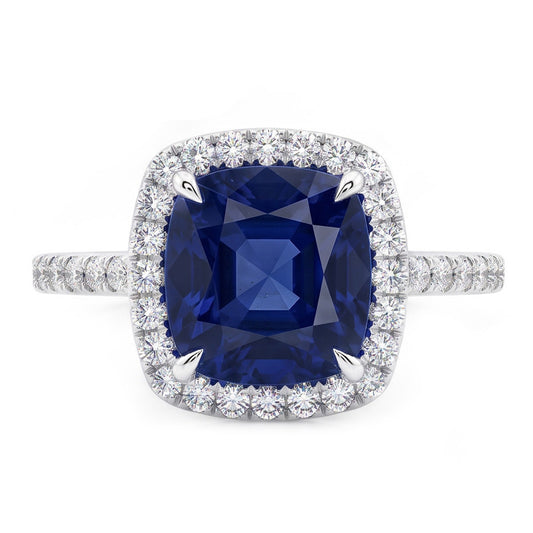 Echter Saphir Ring 3 Karat