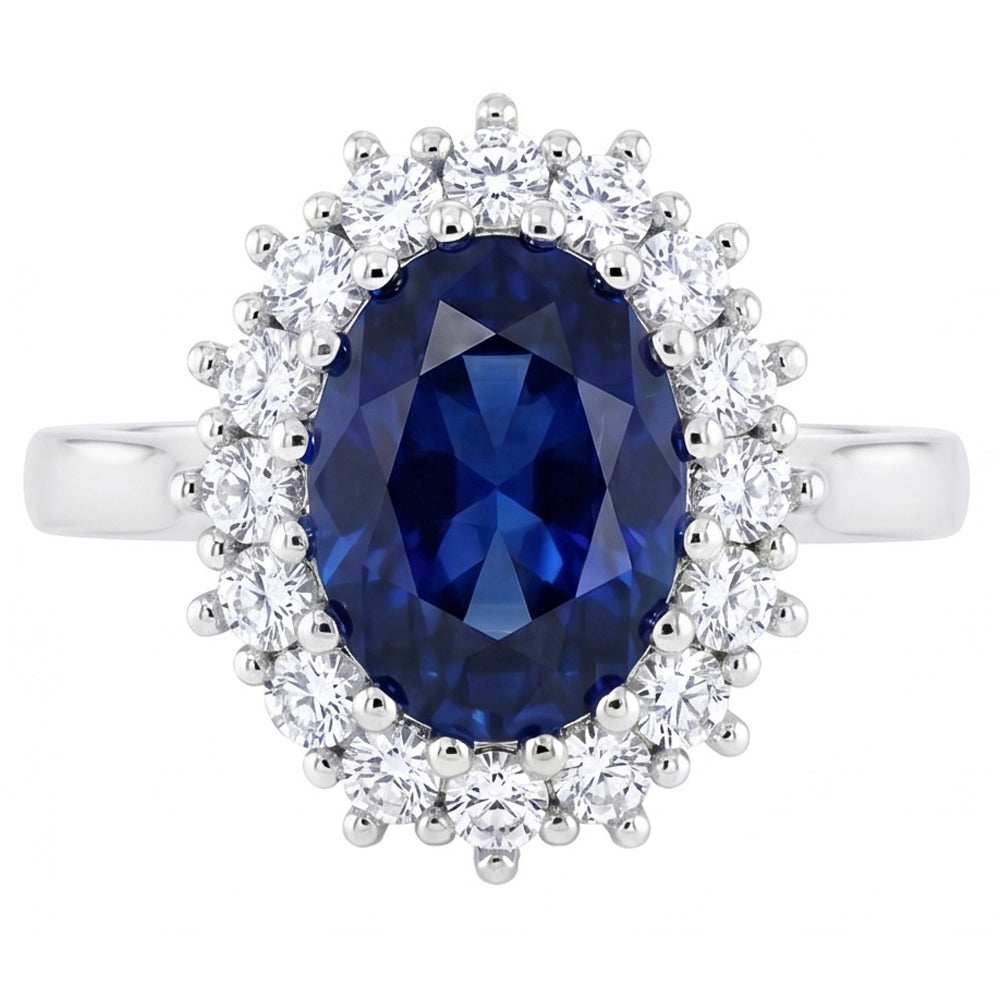 Echter Saphir Ring 3 Karat