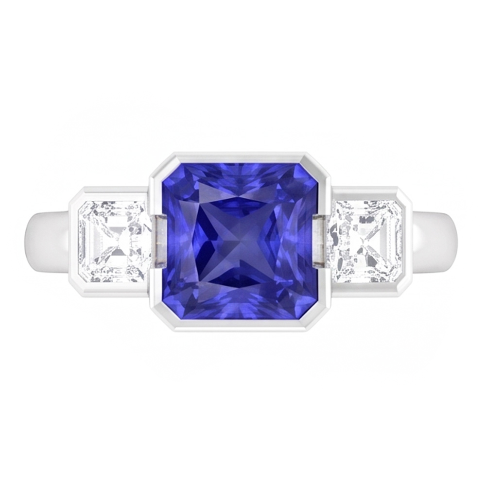 Echter Saphir Ring 3 Karat