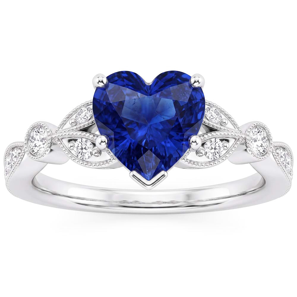 Echter Saphir Ring 3 Karat