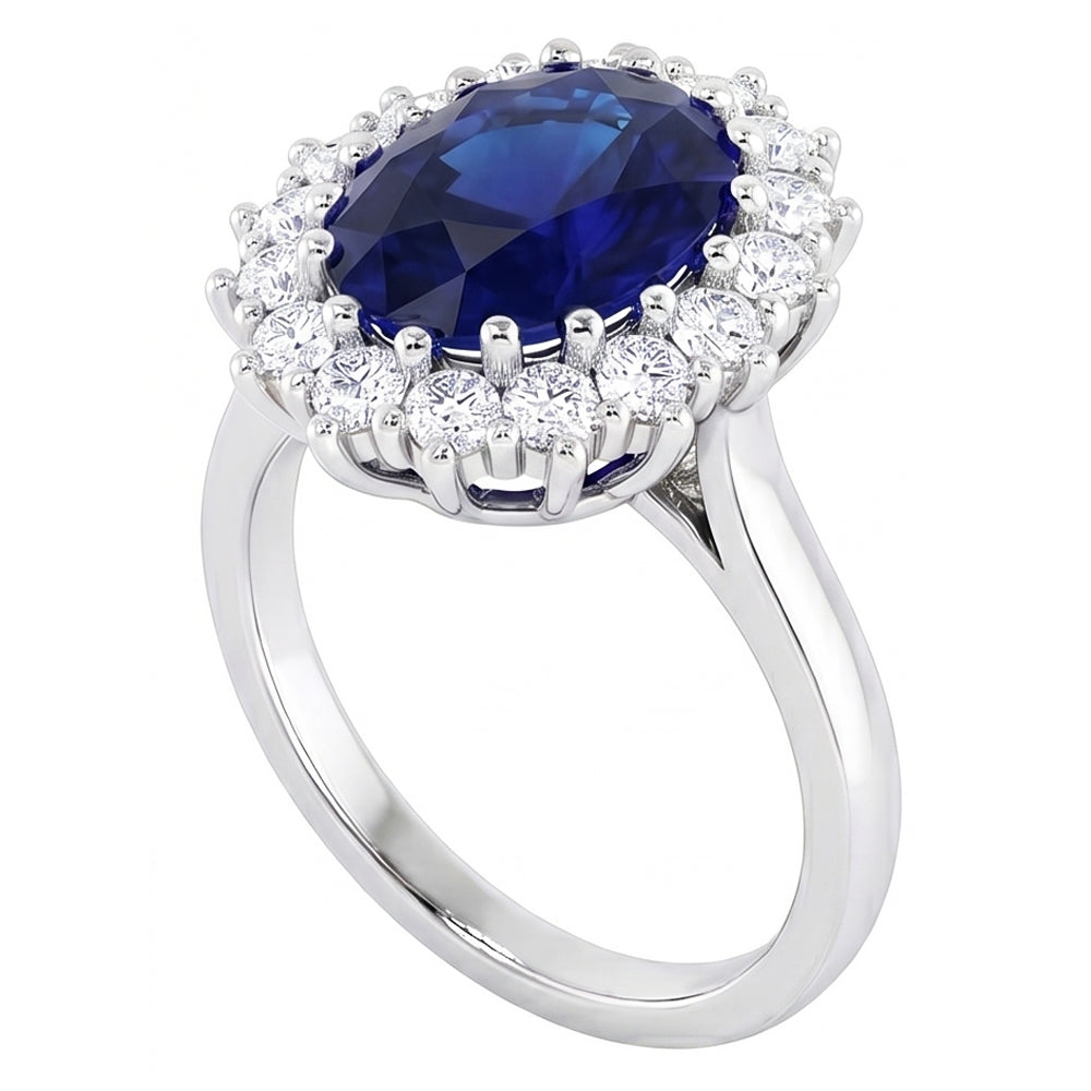 Echter Saphir Ring 3 Karat