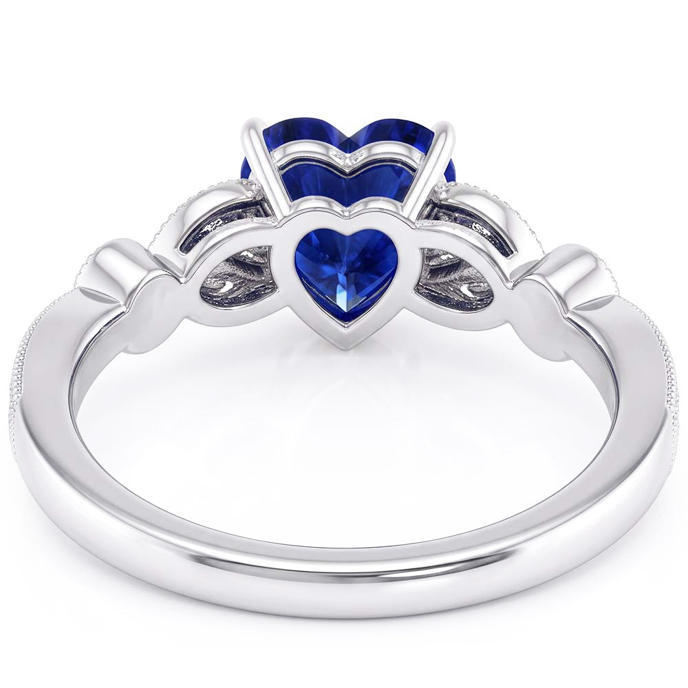 Echter Saphir Ring 3 Karat
