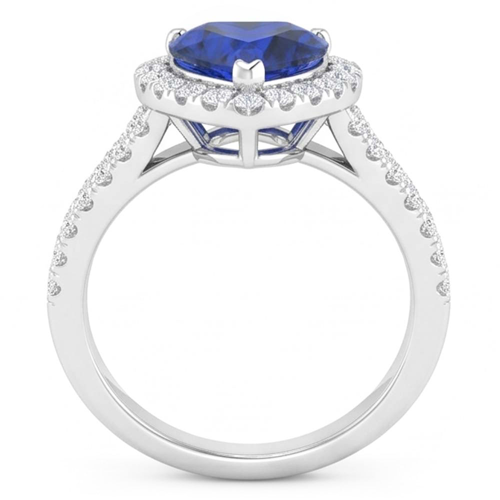 Echter Saphir Ring 4.45 Karat