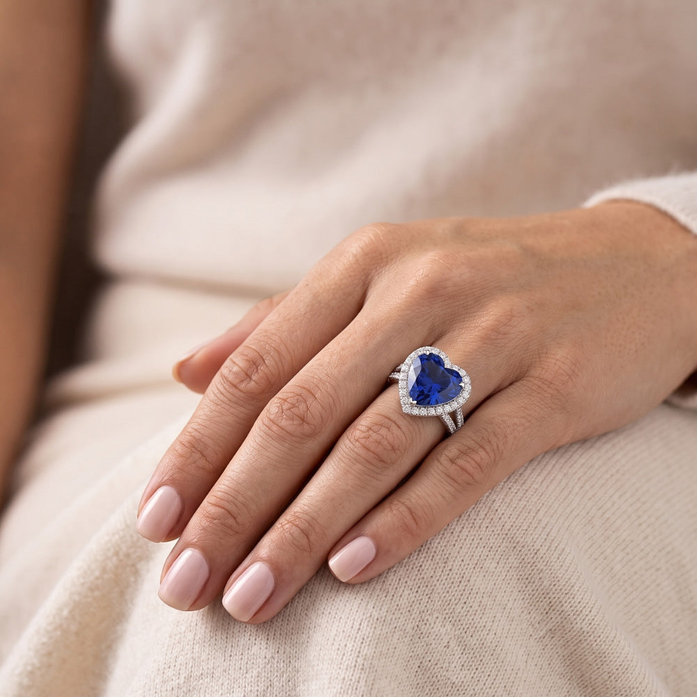 Echter Saphir Ring 4.45 Karat