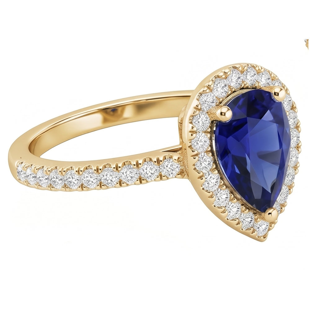 Echter Saphir Ring 4.50 Karat