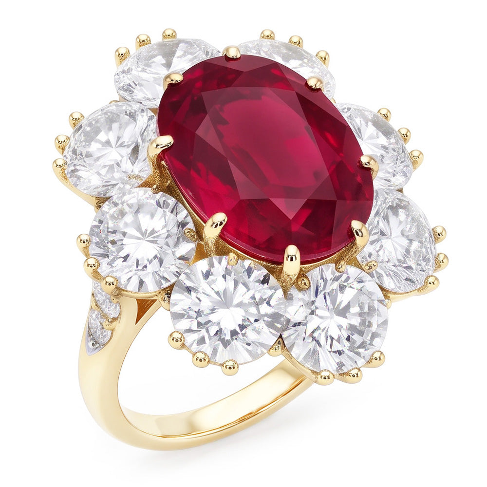 Echter Saphir Ring 4.75 Karat