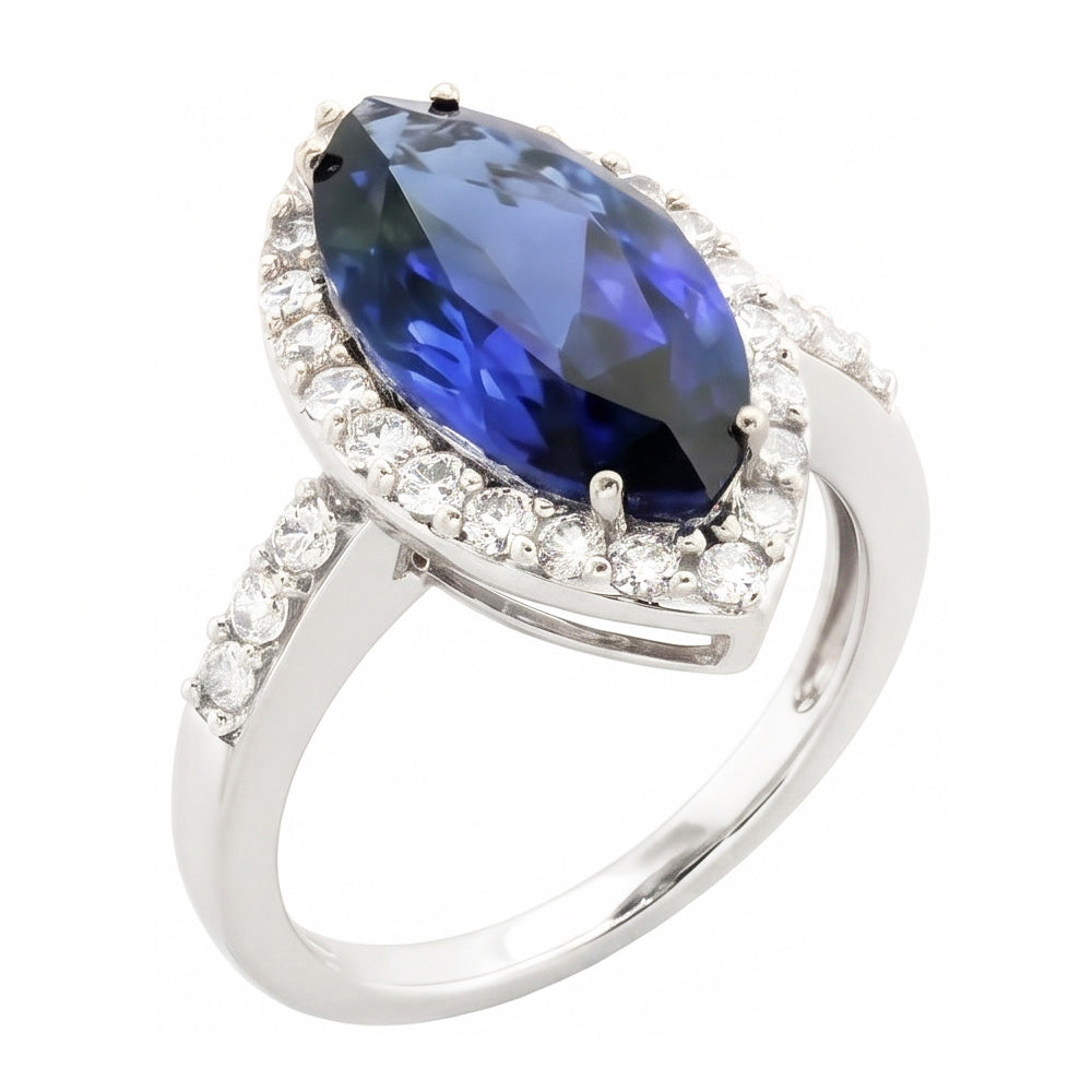 Echter Saphir Ring 4 Karat