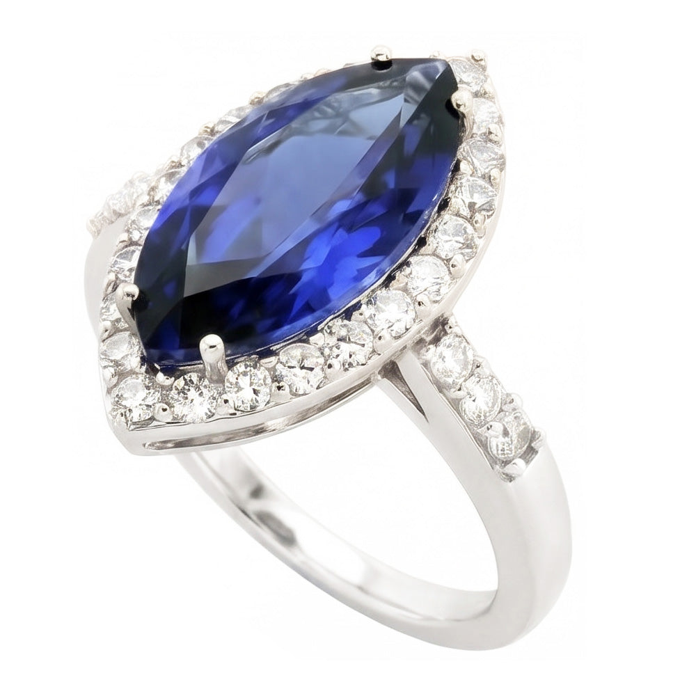 Echter Saphir Ring 4 Karat