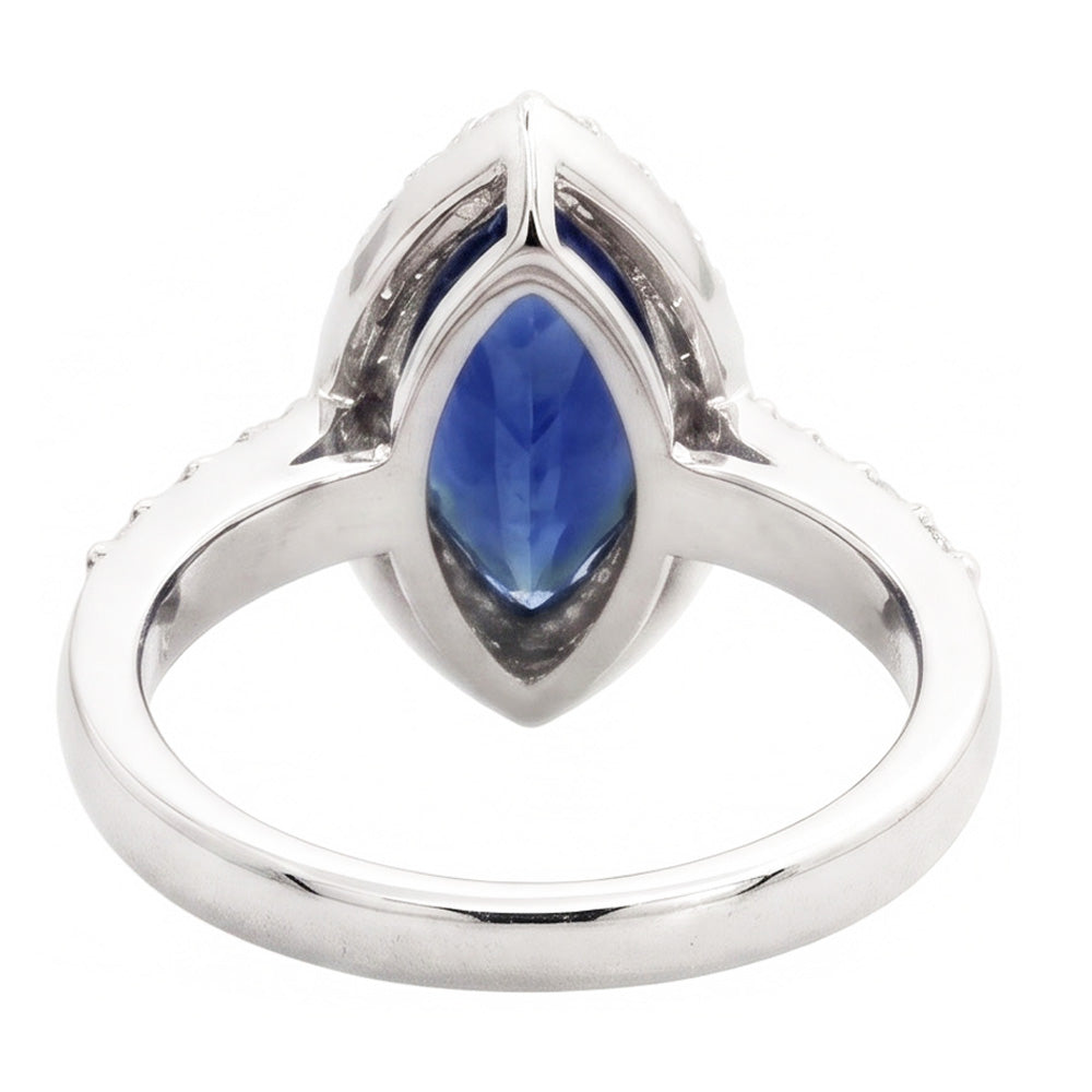 Echter Saphir Ring 4 Karat