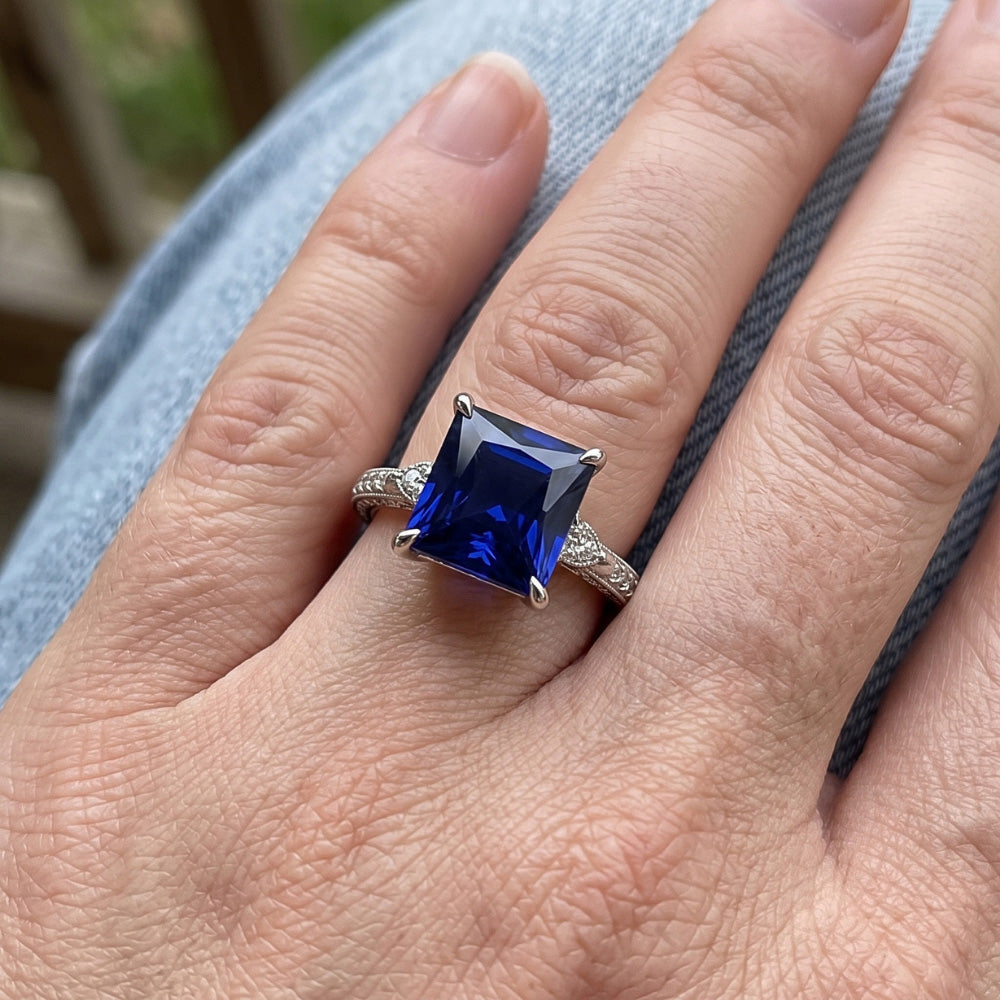 Echter Saphir Ring 6 Karat