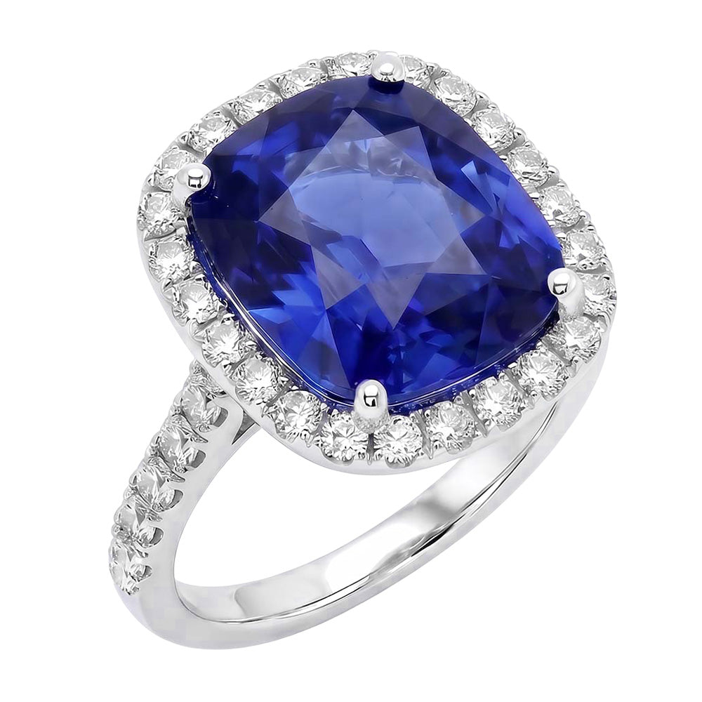 Echter Saphir Ring 9.75 Karat
