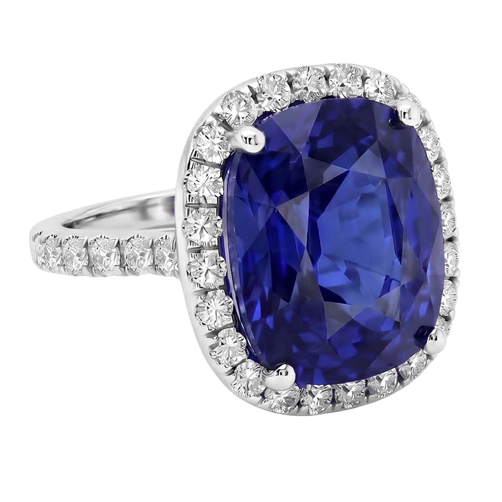Echter Saphir Ring 9.75 Karat