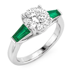 Echter Smaragd Ring 14 Karat