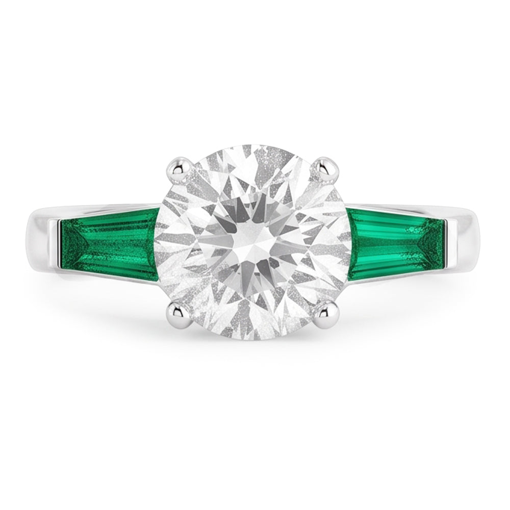 Echter Smaragd Ring 14 Karat