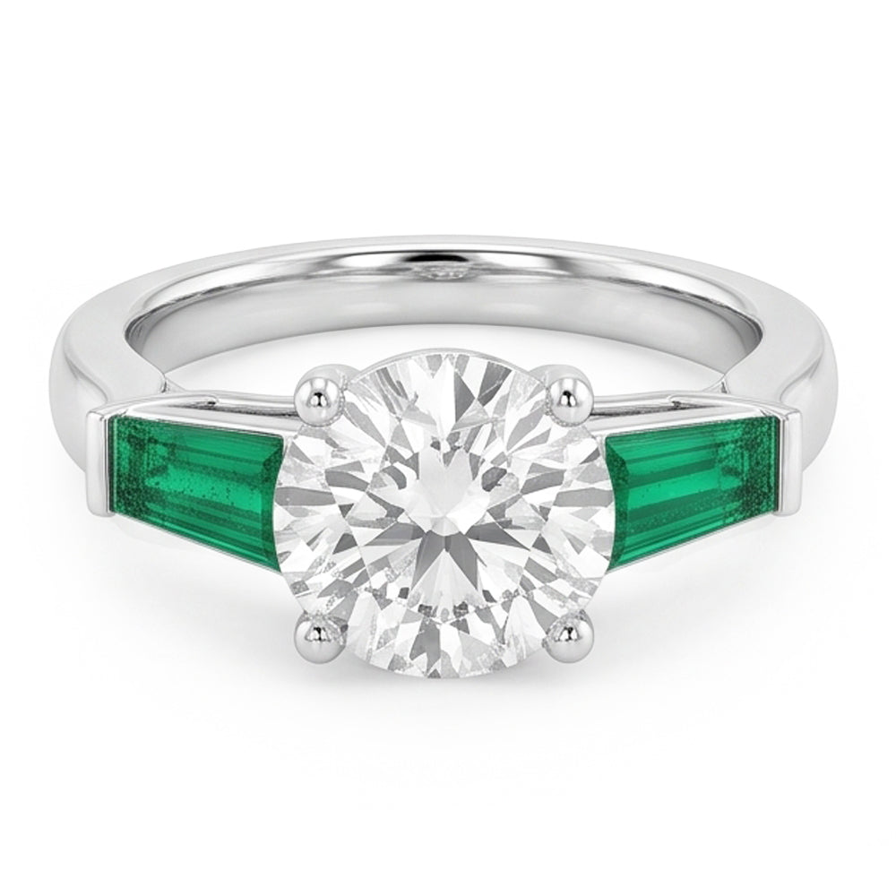 Echter Smaragd Ring 14 Karat