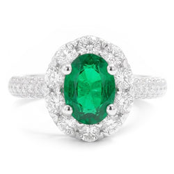 Echter Smaragd Ring 8 Karat