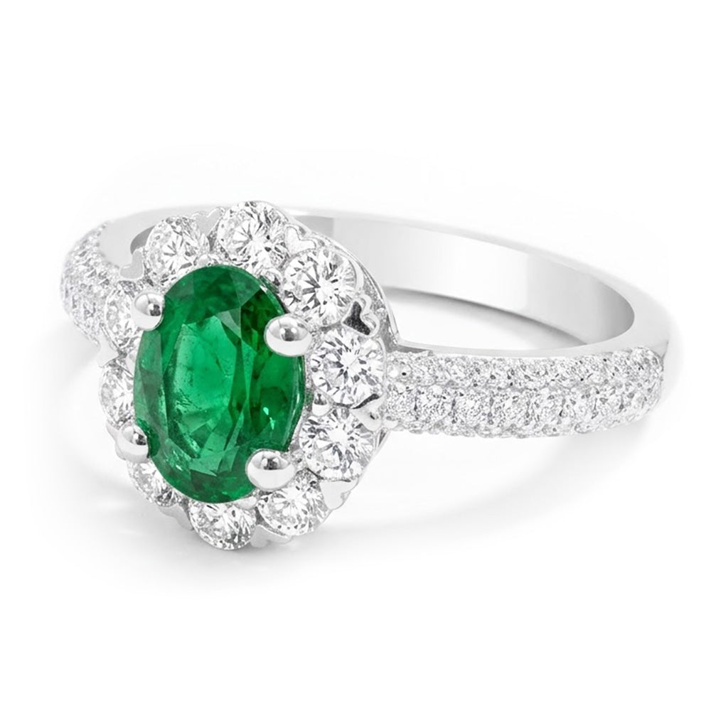 Echter Smaragd Ring 8 Karat