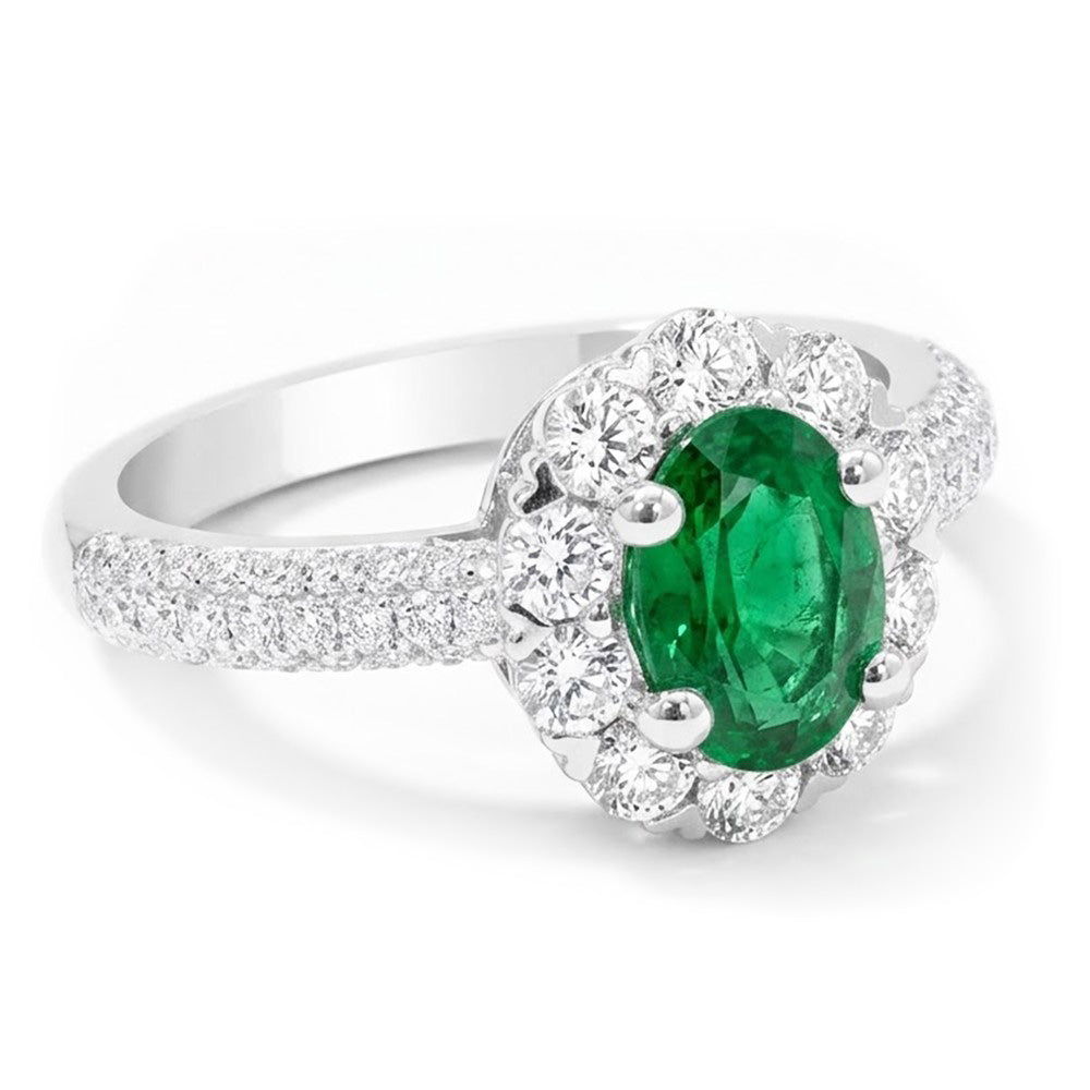 Echter Smaragd Ring 8 Karat