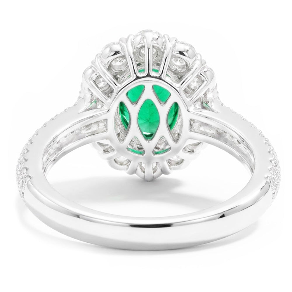 Echter Smaragd Ring 8 Karat