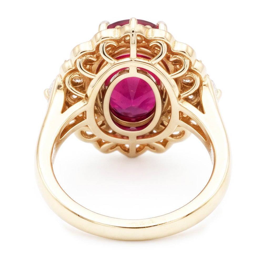 Echter Turmalin Ring 6.75 Karat
