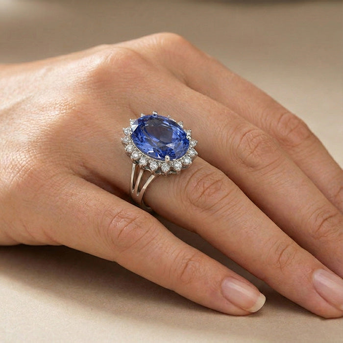 Echter Diamant Ring 10 Karat