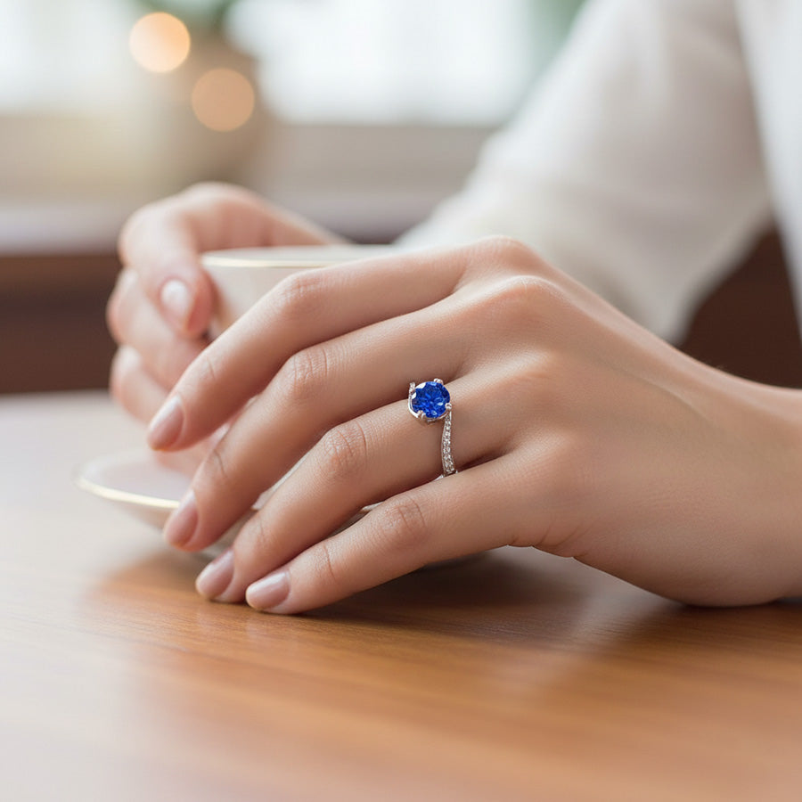 Echter Saphir Ring 1.25 Karat