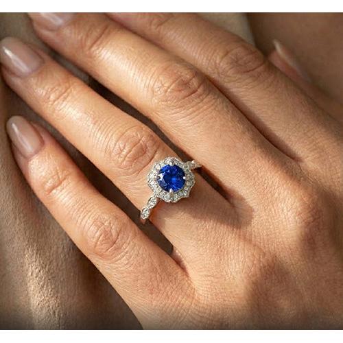 Echter Saphir Ring 1.4 Karat