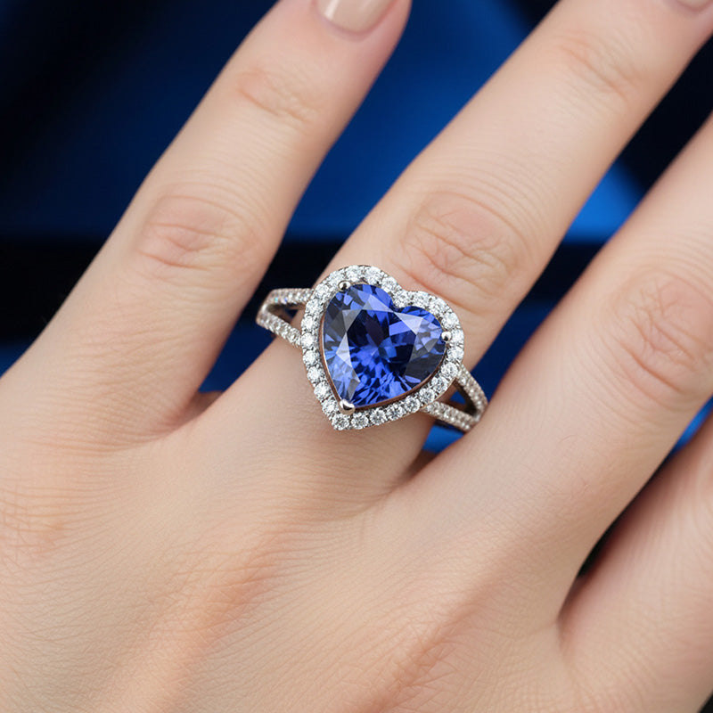 Echter Saphir Ring 4.45 Karat