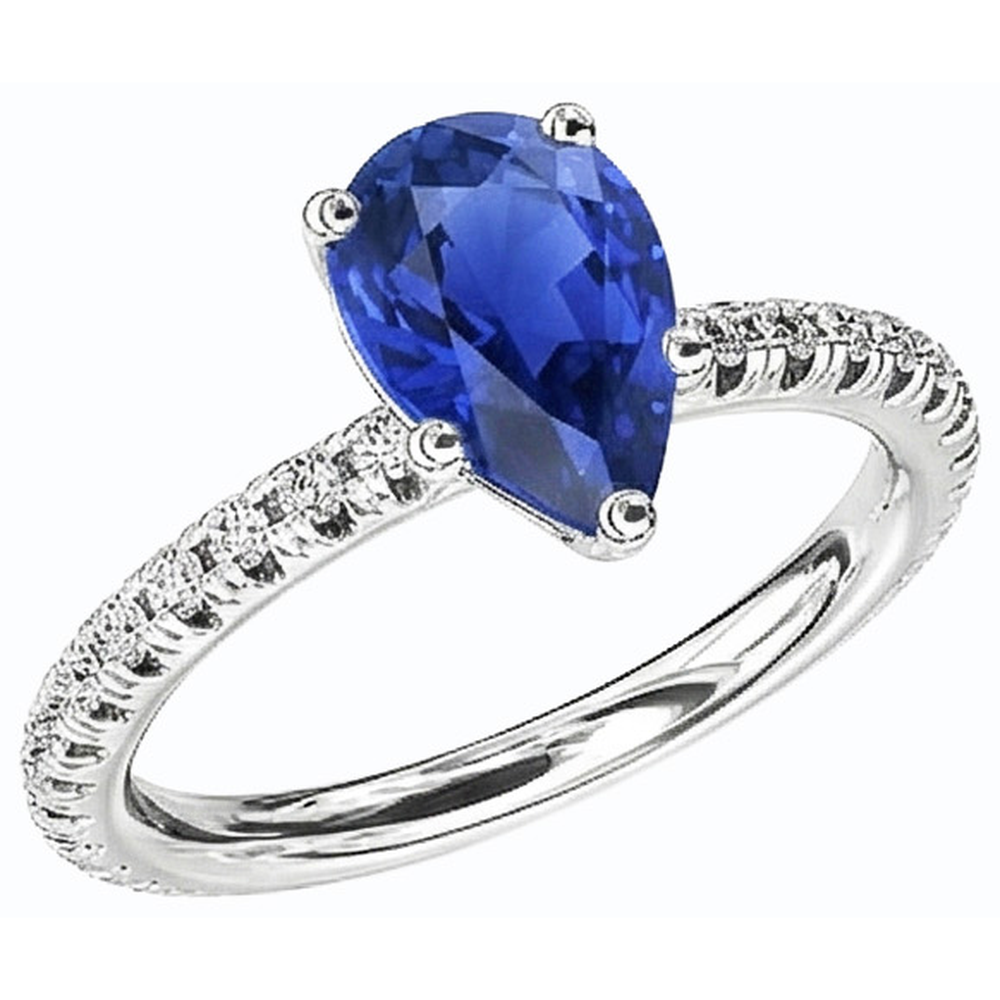 echter round diamant 3Karat ring Seitenansicht