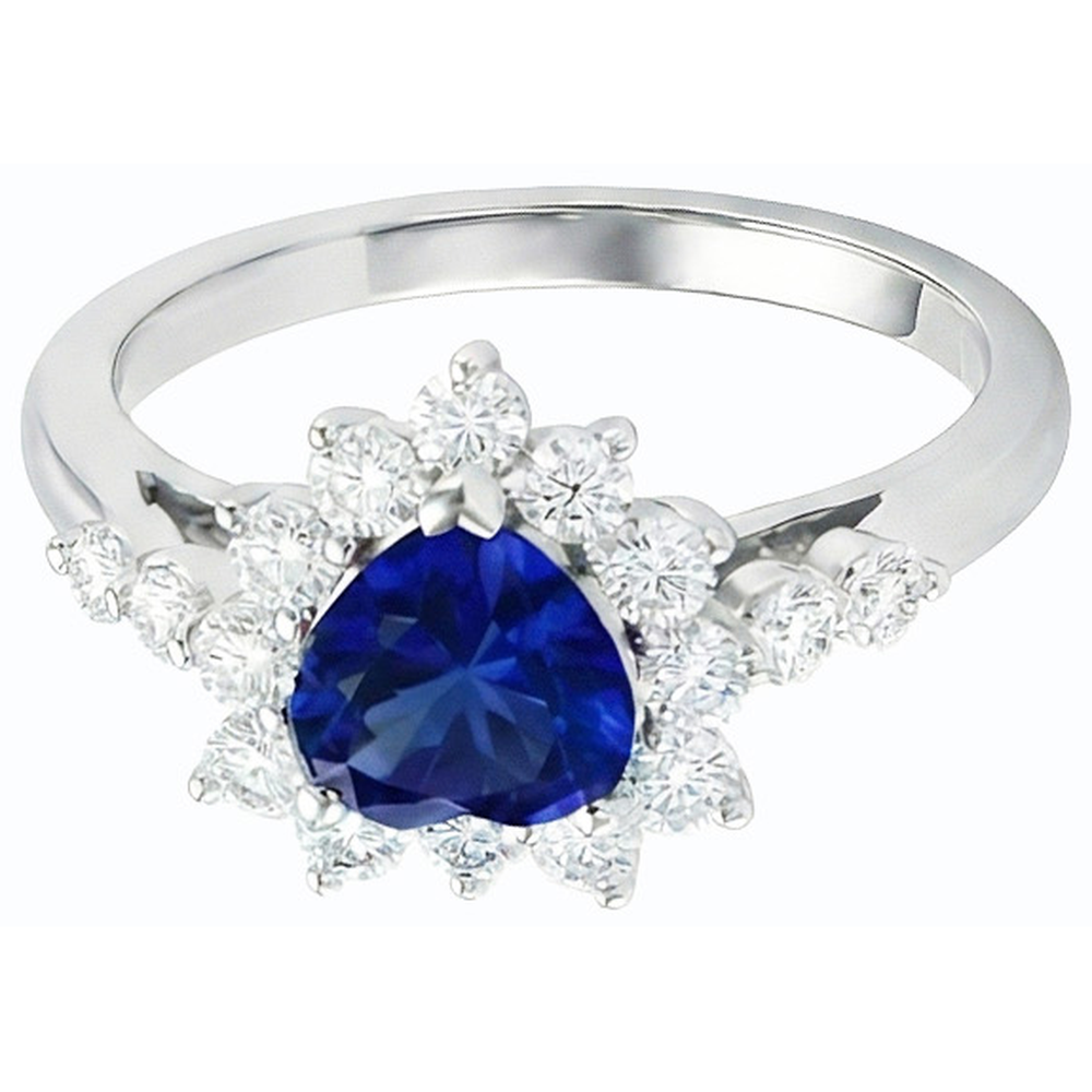 echter heart diamant 3Karat ring Detailansicht