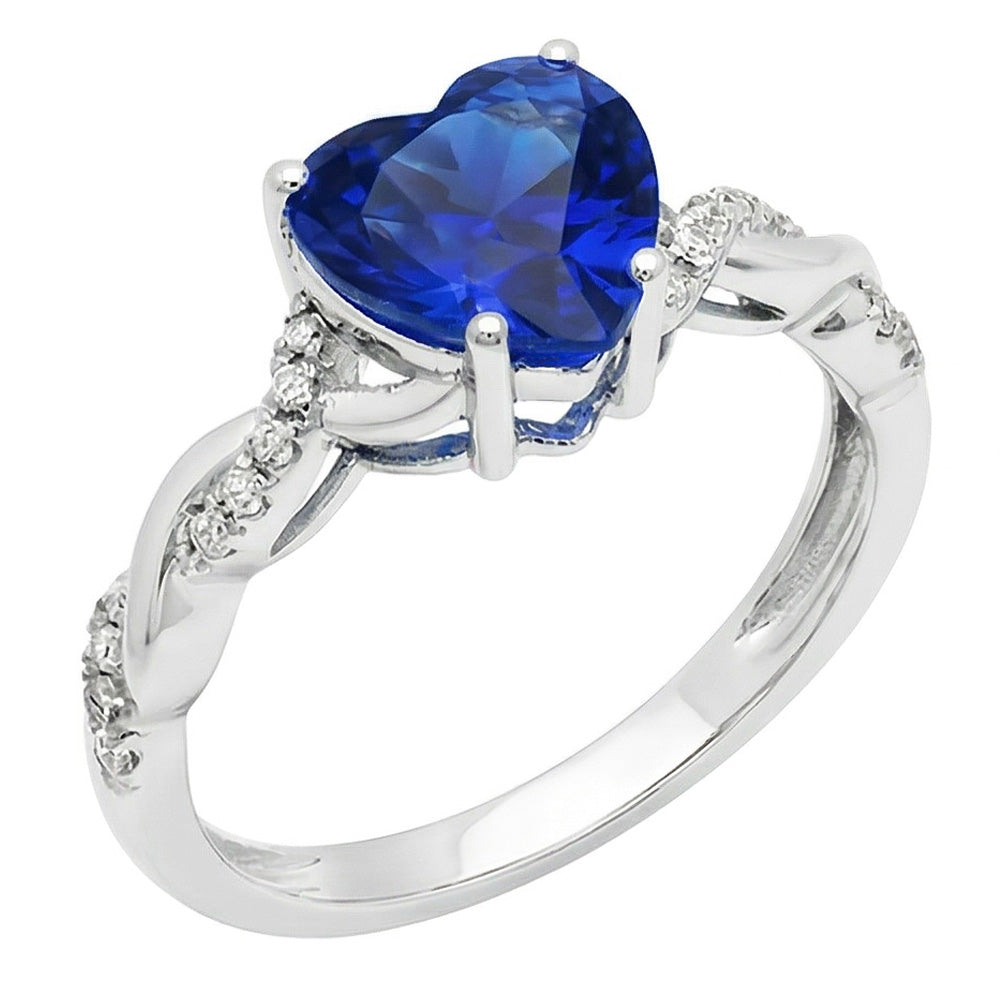 echter round diamant 3.50Karat ring Vorderansicht