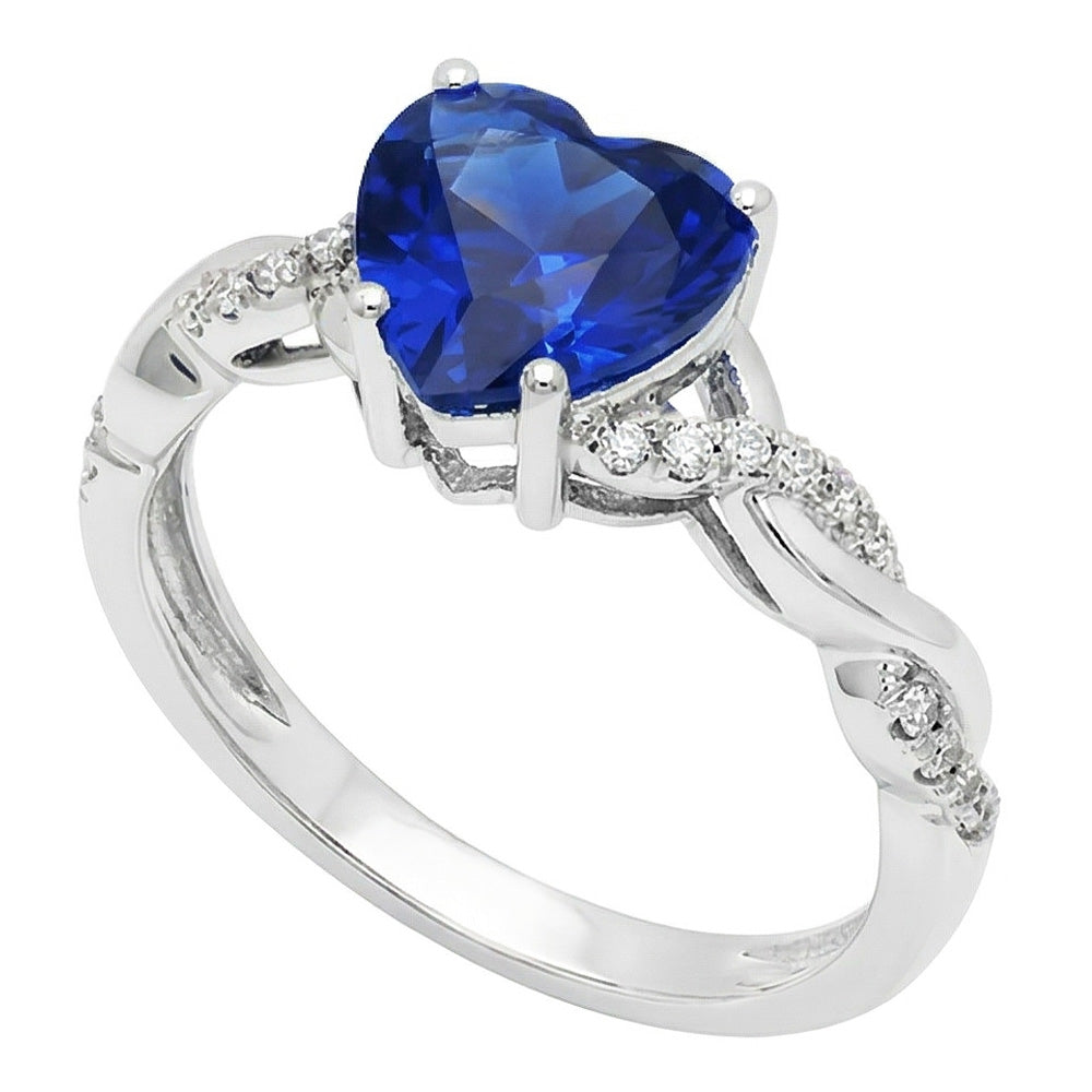 echter round diamant 3.50Karat ring Seitenansicht