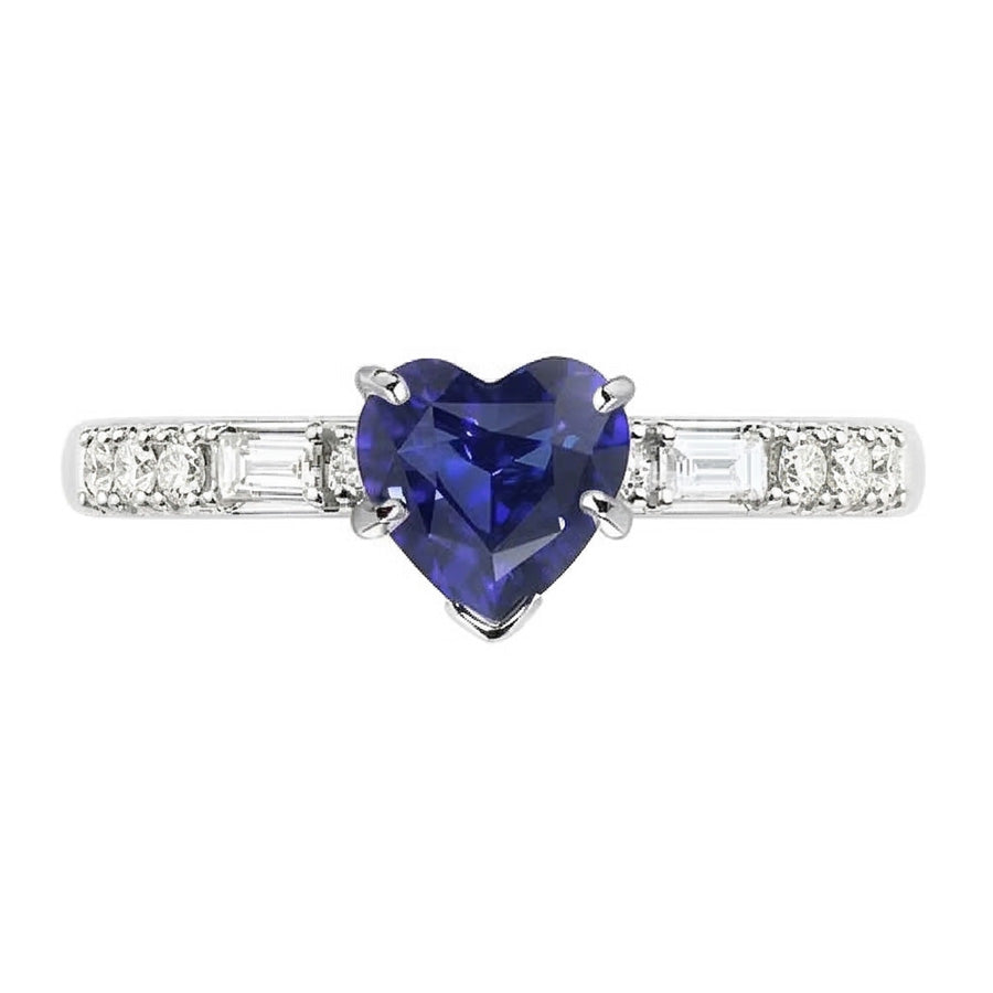 echter baguette diamant 2.50Karat ring Detailansicht