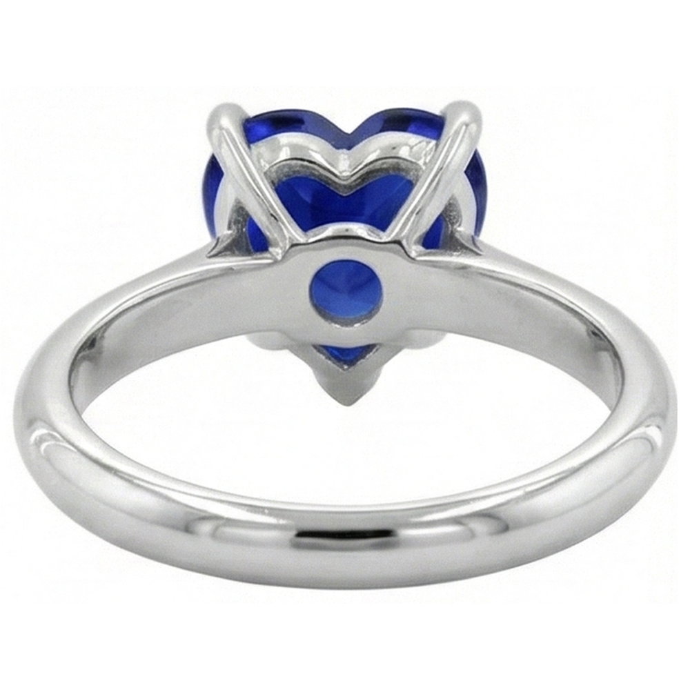 echter round diamant 2.50Karat ring auf Weiß