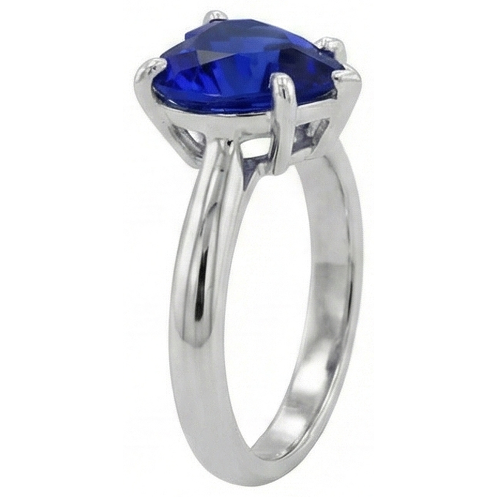 echter round diamant 2.50Karat ring Draufsicht