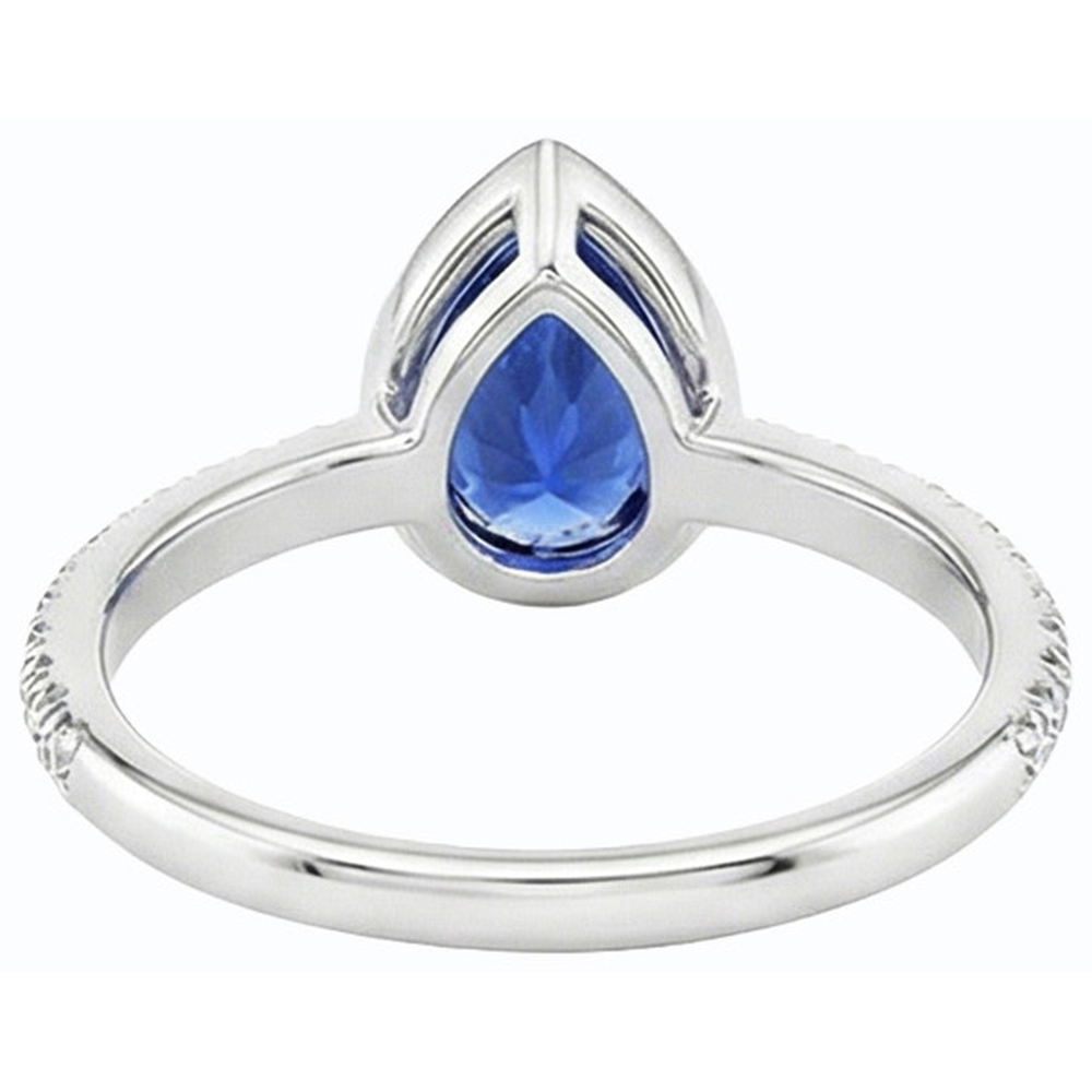 echter round diamant 3.50Karat ring Detailansicht