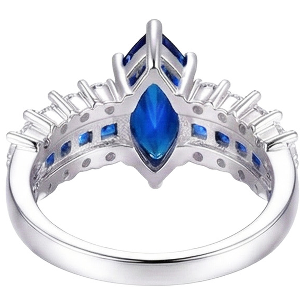 echter marquise diamant 6.50Karat ring Profilansicht