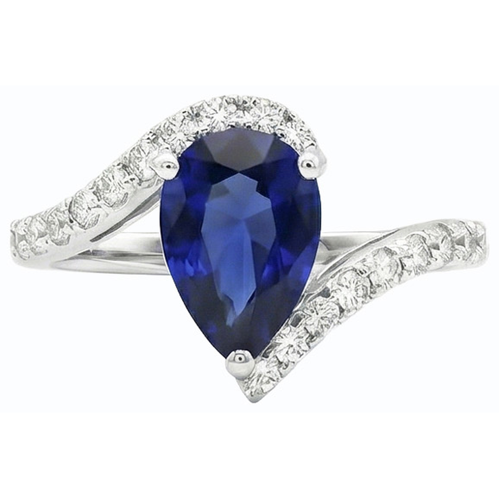 echter round diamant 3Karat ring Draufsicht