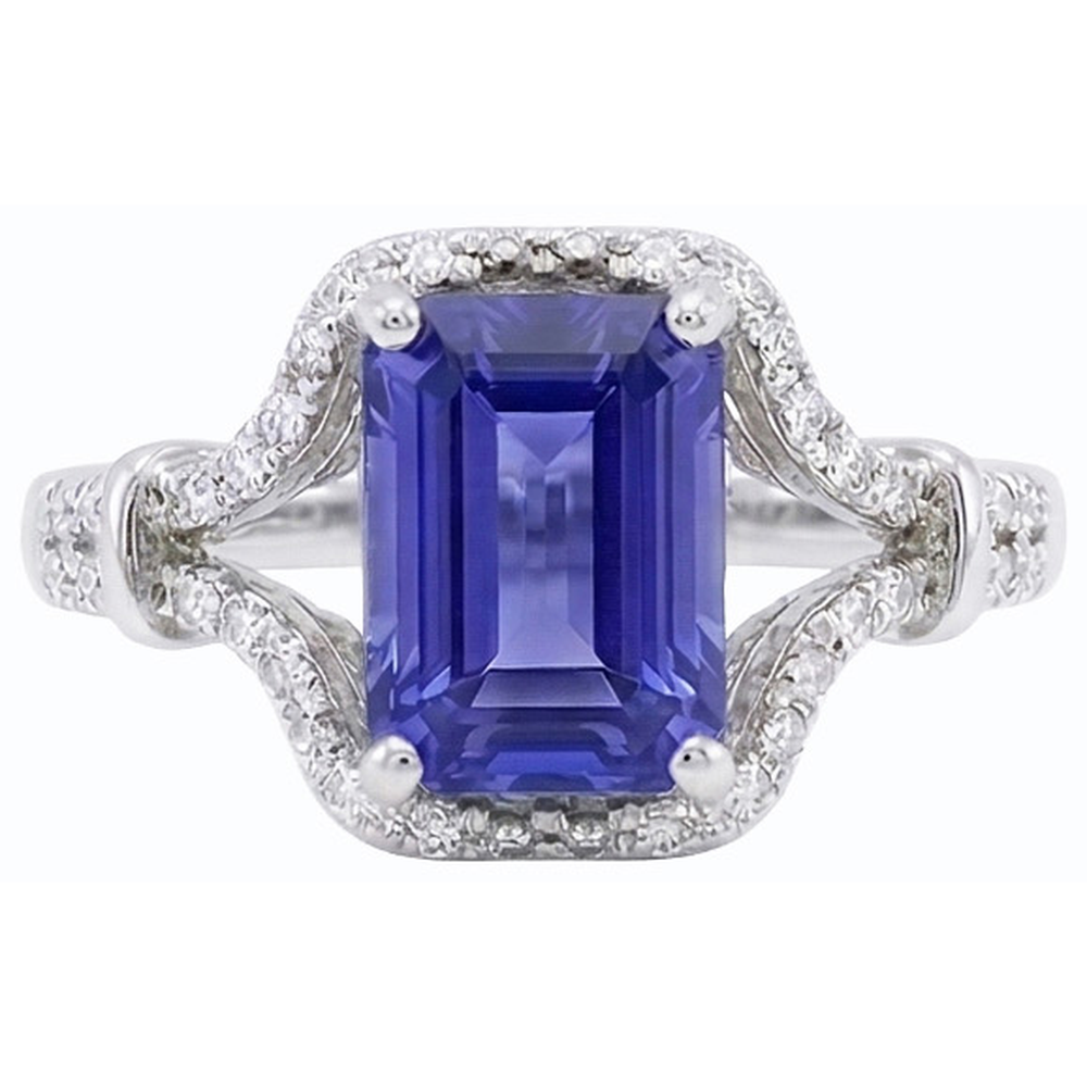 echter round diamant 4Karat ring Seitenansicht