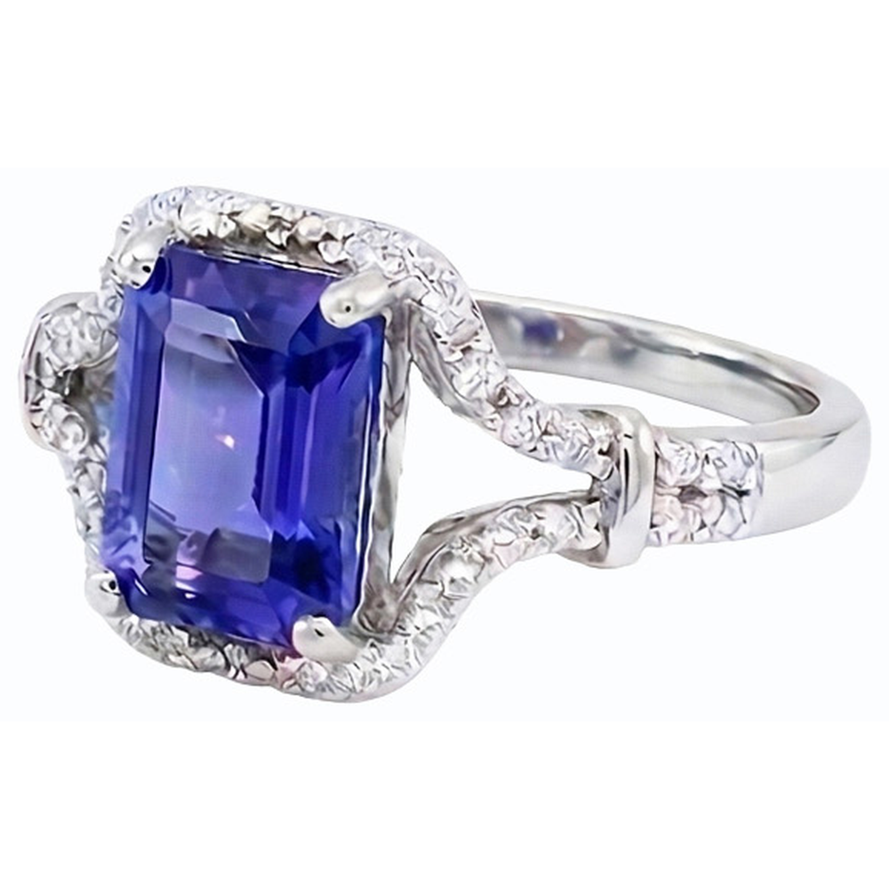 echter round diamant 4Karat ring Vorderansicht