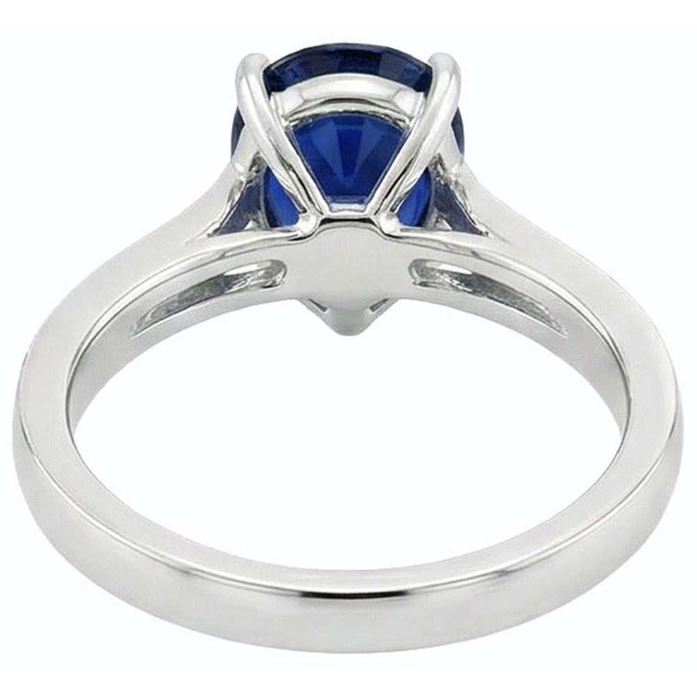 echter round diamant 2.50Karat ring Vorderansicht